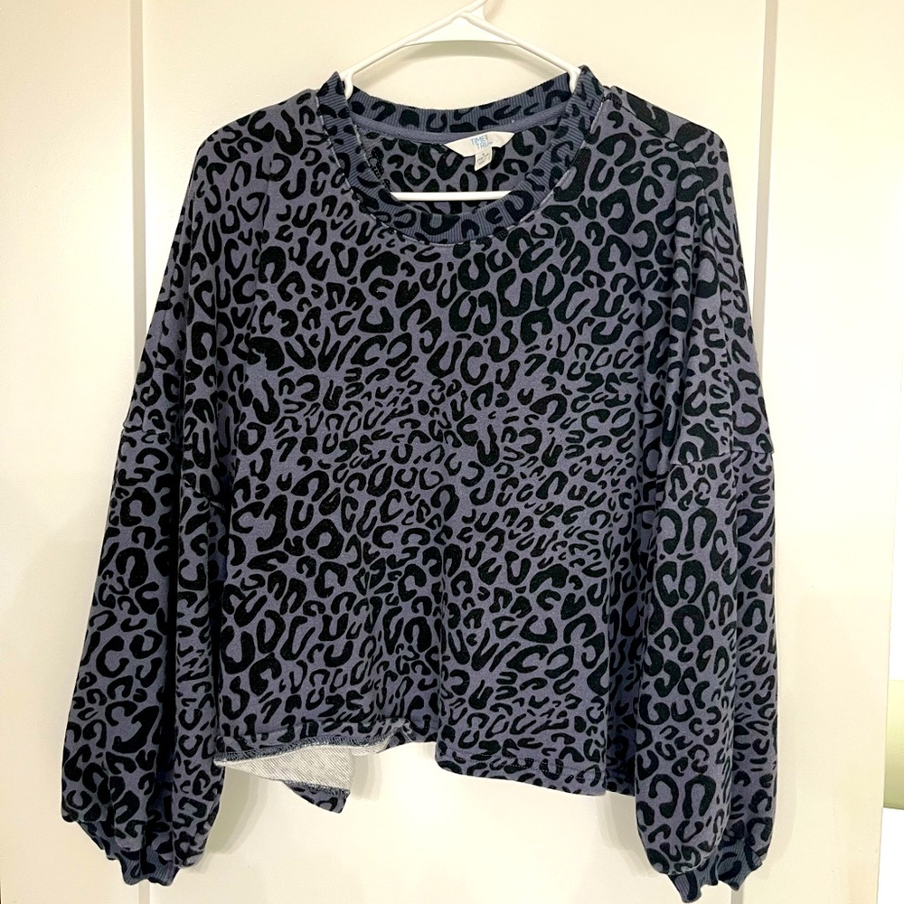 Women’s cheetah Crewneck